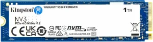 SSD накопитель Kingston NV3 1ТБ, M.2 2280, PCIe 4.0 x4, NVMe, M.2 (SNV3S/1000G)