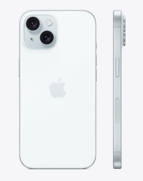 Смартфон Apple iPhone 15 128Гб Голубой (eSIM+SIM) (Без RuStore)