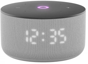 Умная колонка Яндекс Станция Мини 3 с часами, Серый (YNDX-00027GRY)