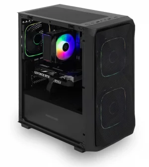 Системный блок CORE S (SM06 Intel Core i3-13100, 16Гб DDR4, RTX5060, SSD 512Гб M.2, Gigabyte H610M-K, 650Вт)