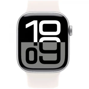 Apple Watch Series 10, 42 мм, серебристый алюминий, Light Blush Solo Loop, размер 0 (MWWW3)