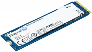 SSD накопитель Kingston NV3 1ТБ, M.2 2280, PCIe 4.0 x4, NVMe, M.2 (SNV3S/1000G)