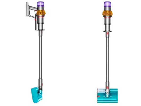 Беспроводной пылесос Dyson V15S Detect Submarine (SV47), Yellow/Nickel — изображение 4