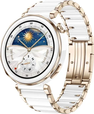 Умные часы Huawei Watch GT 5 Pro 42мм, Ceramic White (JNA-B29)