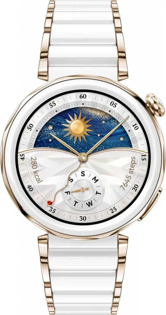 Умные часы Huawei Watch GT 5 Pro 42мм, Ceramic White (JNA-B29)