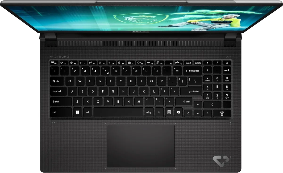 MSI Cyborg 15 C2WF-014XRU Серый (15.6" IPS, Intel Core i7-240H, 16 Гб, SSD 1024 Гб, GeForce RTX 5060, DOS) 9S7-15T121-014 — изображение 4