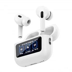 Беспроводные наушники Wiwu T22 ANC c сенсорным дисплеем, White