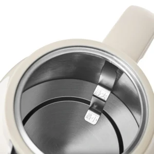 Электрический чайник с датчиком температуры Qcooker Electric Kettle, Винтажный белый