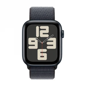 Apple Watch SE 2024, 44 мм, алюминий цвета "тёмная ночь", Ink Sport Loop (MXEP3)