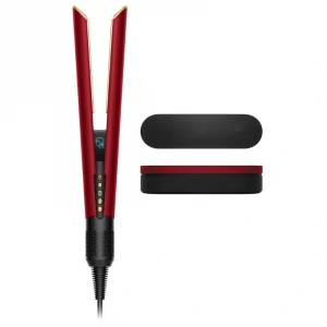Выпрямитель для волос Dyson Airstrait Straightener HT01, Red Velvet/Gold (Подарочный кейс)