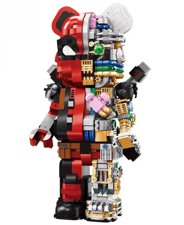 Конструктор Wangao 188014. Creator Expert Deadpool Semi-Mechanical Bear Brick, 2000 деталей