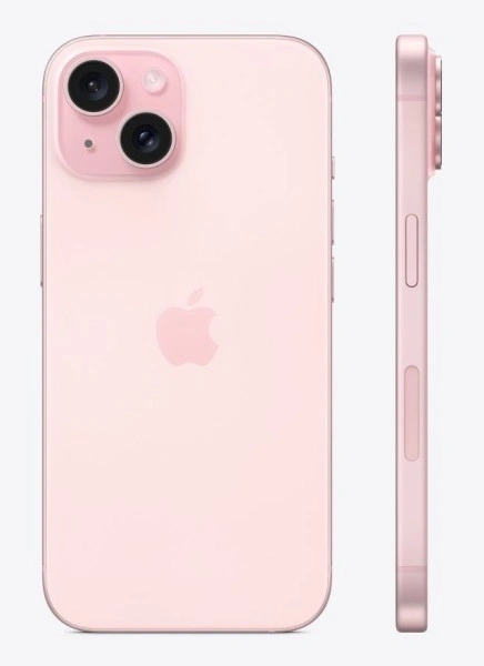 Смартфон Apple iPhone 15 128Гб Розовый (eSIM+SIM) (Без RuStore)
