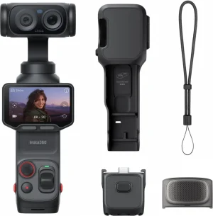 Экшн-камера Insta360 Luna Ultra Standard Bundle, Чёрный (CINSABTA)