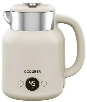 Электрический чайник с датчиком температуры Qcooker Kettle 1.5L 1500W, Белый (CR-SH1501)