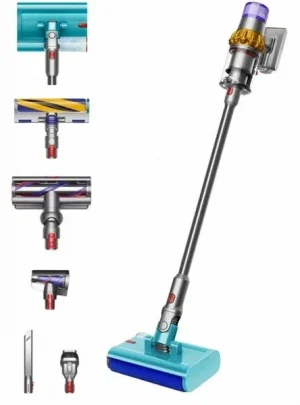 Беспроводной пылесос Dyson V15S Detect Submarine (SV47), Yellow/Nickel