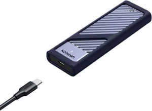 Корпус SSD Ugreen CM559 M.2NVME с кабелем USB-C-USB-C, 10 Гбит/с, Серый