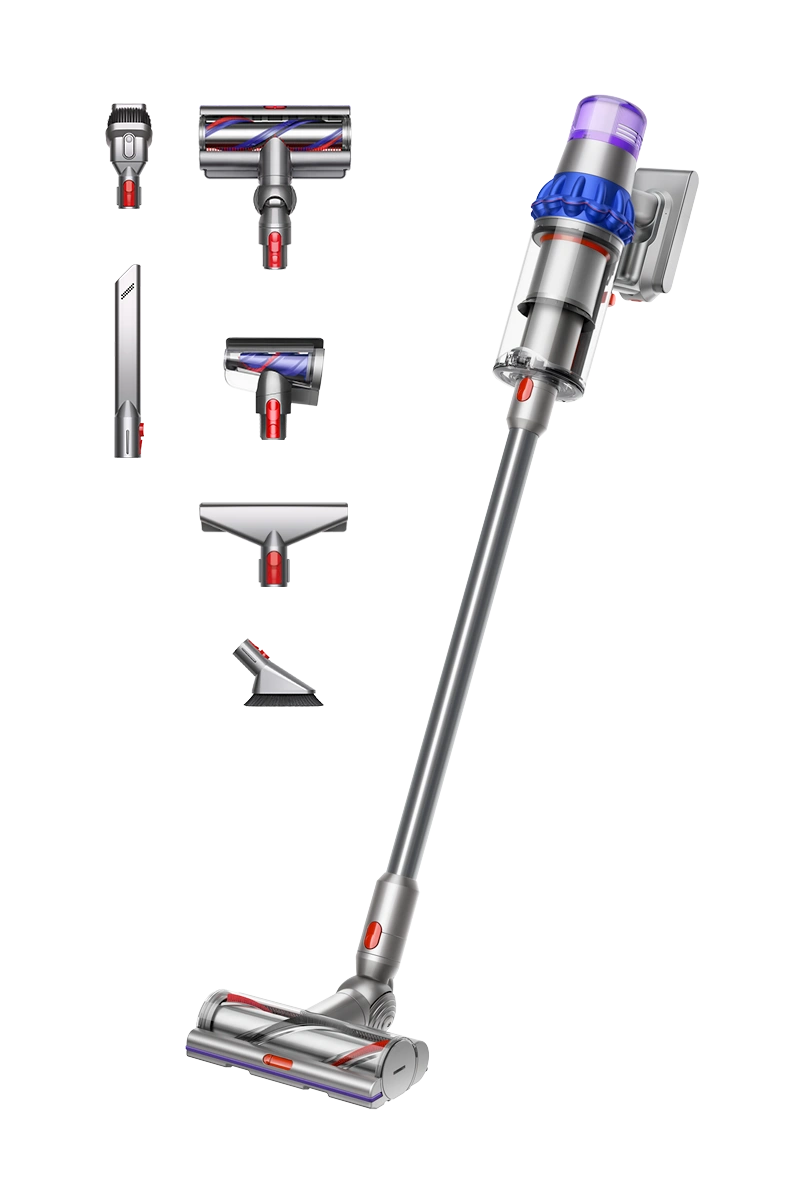 Беспроводной пылесос Dyson V15 Detect Extra (SV47), Blue/Nickel