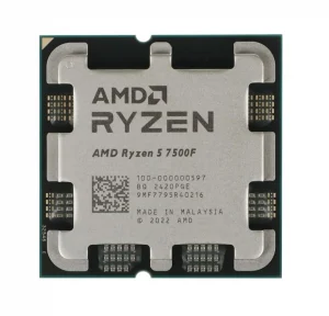 Процессор AMD Ryzen 5 7500F, AM5, OEM