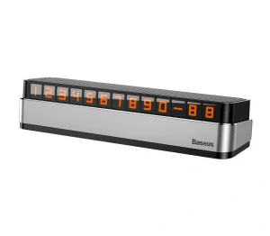 Парковочная карта Baseus Moonlight Box Series Temporary Parking Number Plate, Серая (ACNUM-B0G)