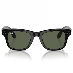 Умные очки Ray Ban Wayfarer RW4006 Глянцевый чёрный/Зелёный M 150-50mm (601/71)