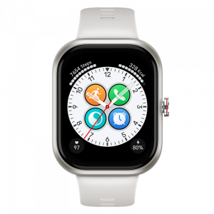 Смарт-часы Honor Choice Watch BOT-WB01, 49.7мм, 1.95", белый/белый [5504aamc]
