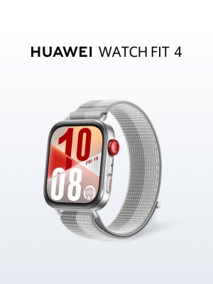 Смарт часы HUAWEI WATCH FIT 4, 43 мм, Серый нейлоновый ремешок